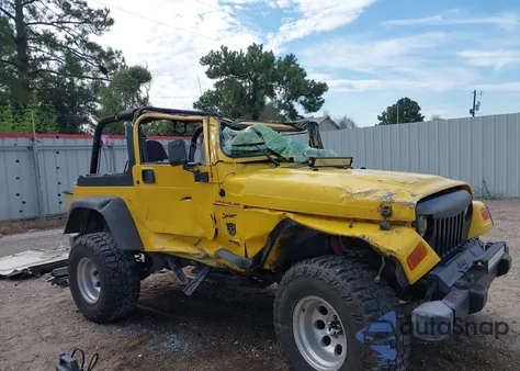 2002 Jeep Wrangler Sport из США, поврежденный, VIN 1J4FA49S52P703262